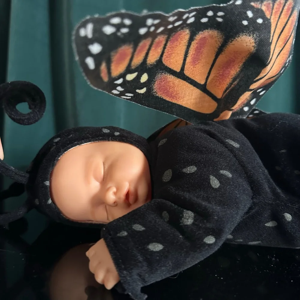 Baby Anne Geddes Black Butterfly Doll